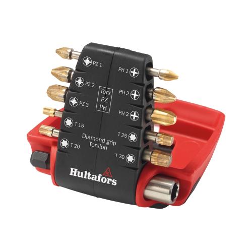 Bitssats Torsion Diamant Bits Torx, PZ, PH, Hultafors 448715