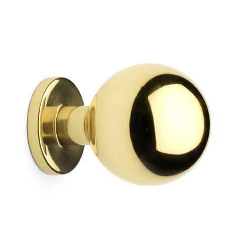 Knopp Milton Polerad Mässing, Habo 19175