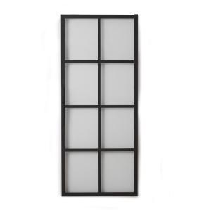 Door Cube Black/Glass 1000 mm, Habo 19277