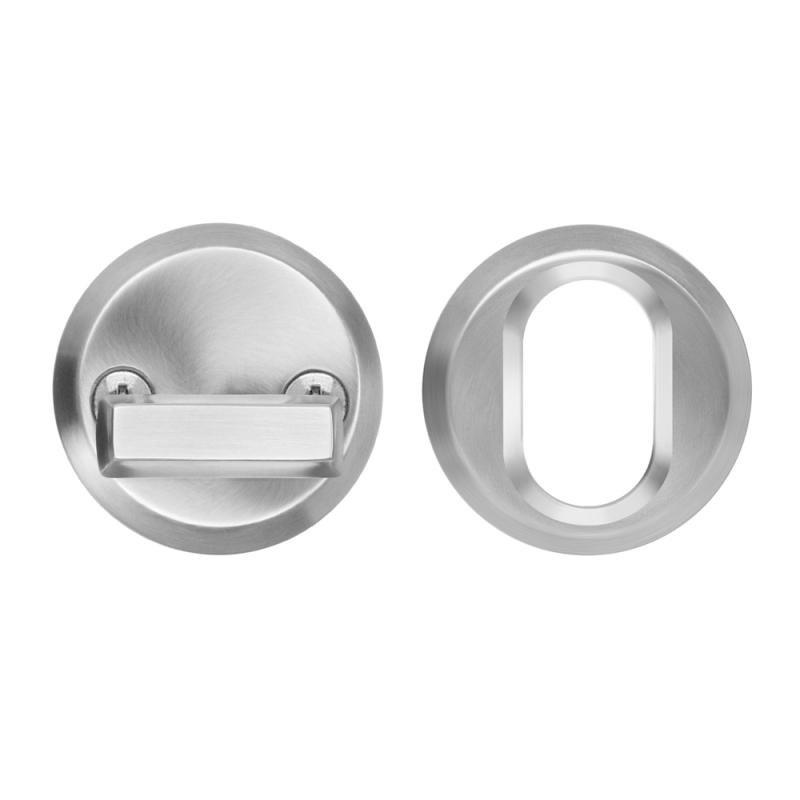 Cylinderknop Og Universalring 9-16mm, Rustfrit Stål, Beslagsboden B197S