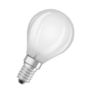 LED Lamp, Globe, Dimmable, LED Retrofit Classic P, Matte Frosted Glass, 2.8W, 250lm, E14, 6pcs, Osram