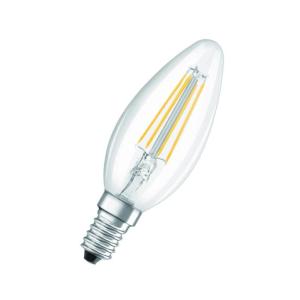 LED-Lampa, Dimbar, LED Retrofit Classic B, Klar Glas, 4,8W, 470lm, 6st, Osram