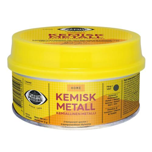 Spartelmasse Kemisk Metal 180ml Plastic Padding