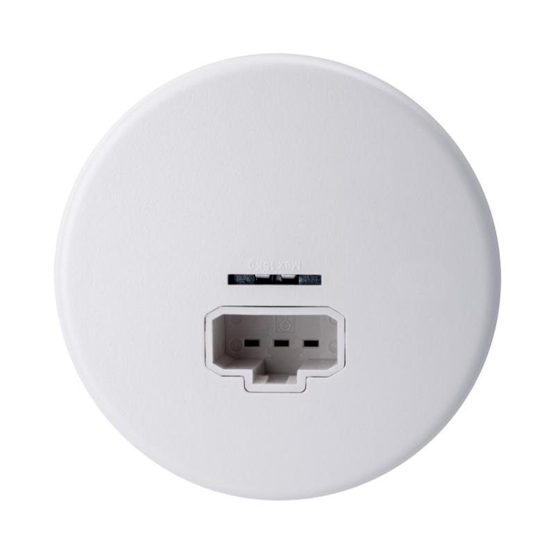 Lampefatning DCL Forsænket Til Loft Med Krog Connect 2 Home 6A 250V Hvid Gelia