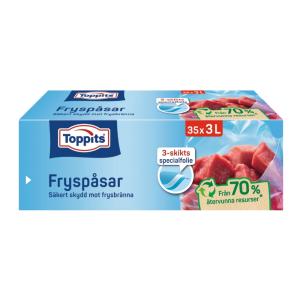 Freezer Bags, 3L, 9pcs, Toppits