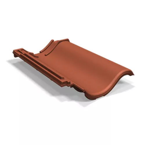 Spårpanna Hansa Lertegel Naturröd Benders