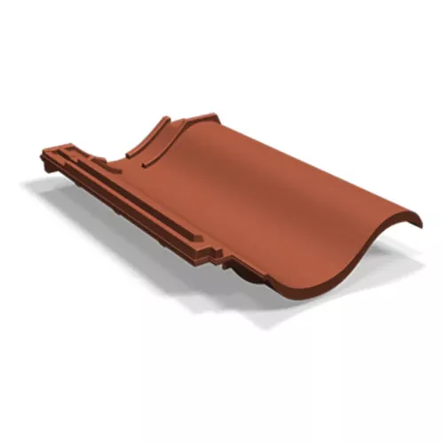 Spårpanna Hansa Rak Lertegel Naturröd Benders