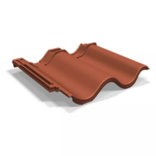 Spårpanna Tvilling Slut Lertegel Naturröd Benders