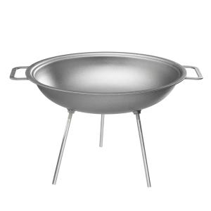 Wok Med Ben Varmvalset Stål, 43cm, Muurikka 54010130