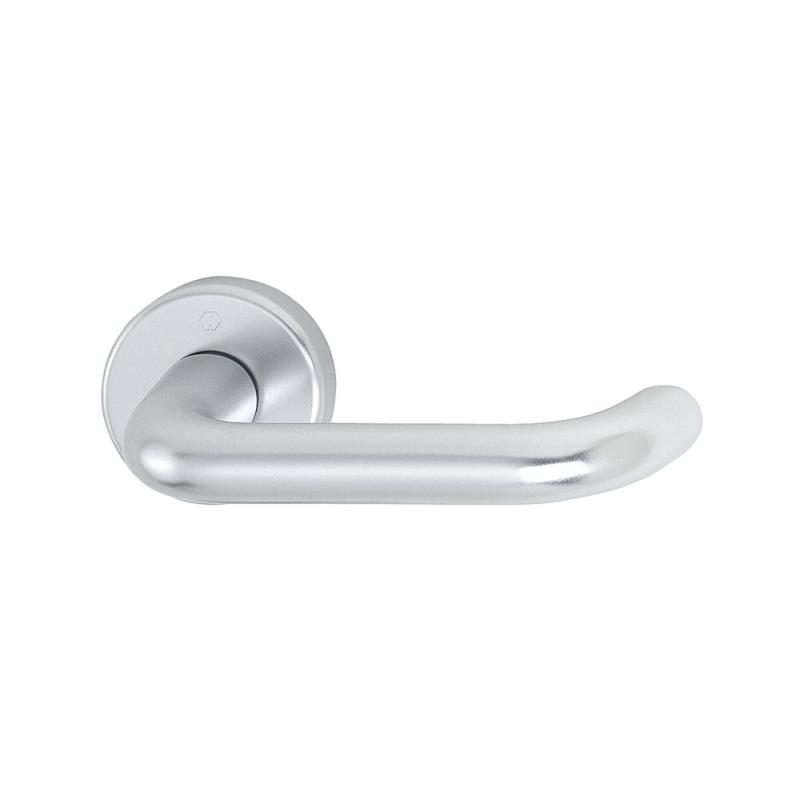 Trycke Paris Indgangsdør, Aluminium Sølv, Hoppe