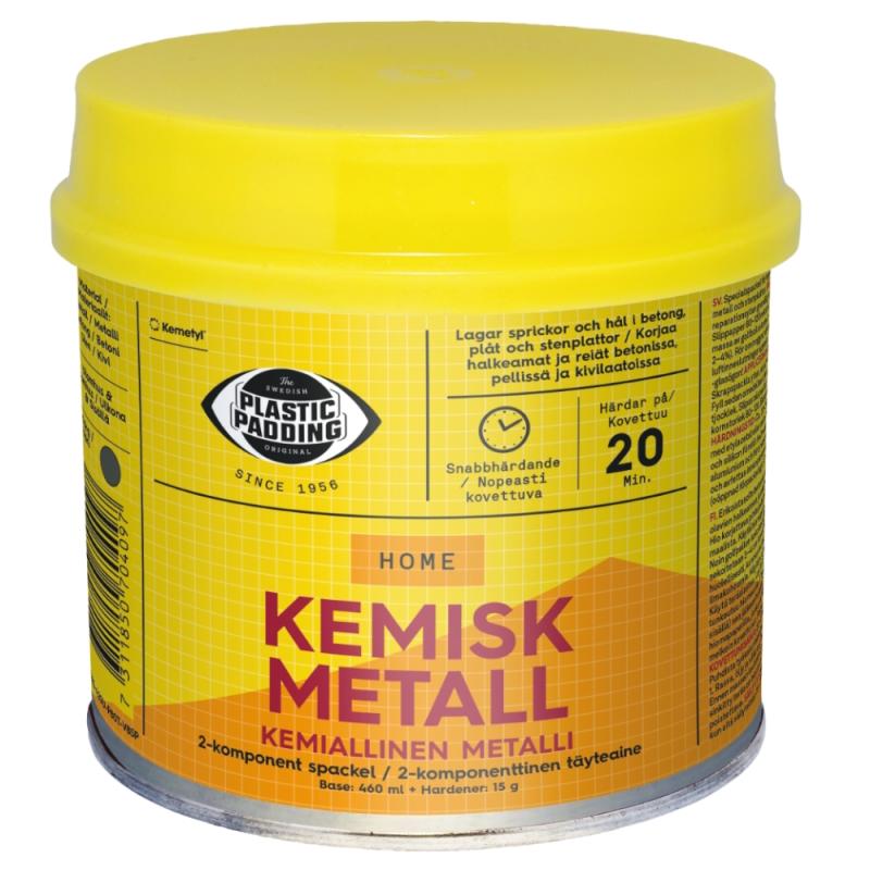 Spackel Kemisk Metall 460ml Plastic Padding