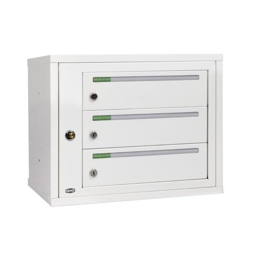 Fastighetsbox Classic Liggande 1x3 Fack, Renz