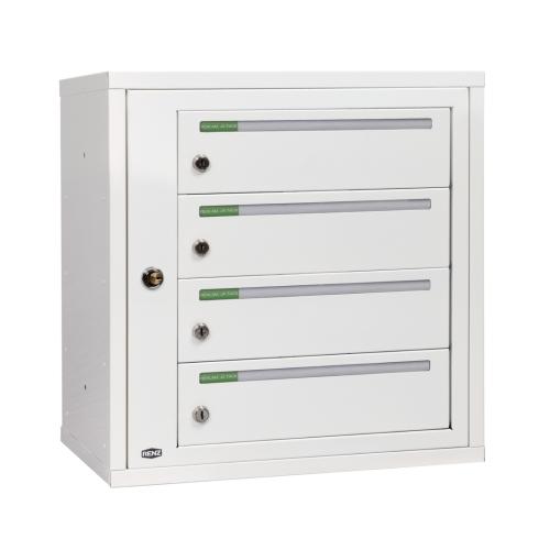 Fastighetsbox Classic Liggande 1x4 Fack, Renz