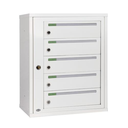 Fastighetsbox Classic Liggande 1x5 Fack, Renz