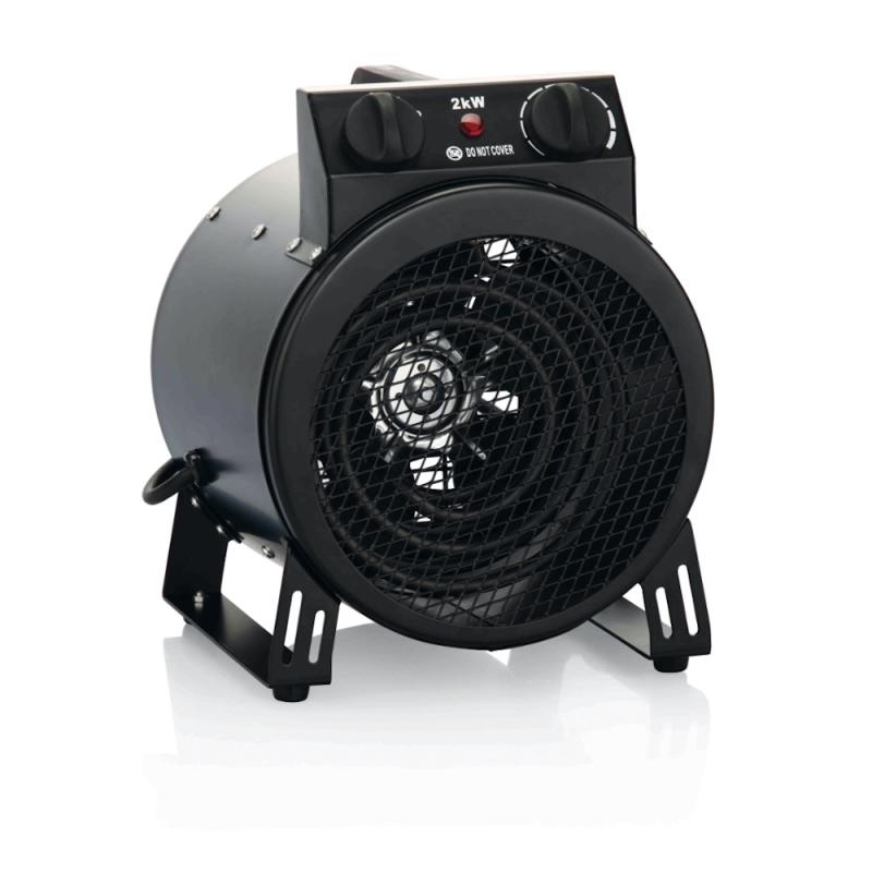 Värmefläkt Rund Blackline, 2KW, 230V, Termo