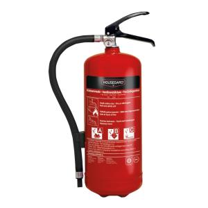 Fire Extinguisher Powder, 27A, 4kg, Red, Housegard