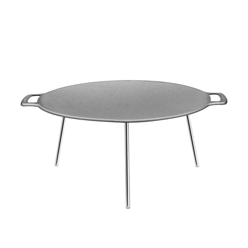 Stegepande Med Ben Varmvalset Stål, 38cm, Muurikka 54010150