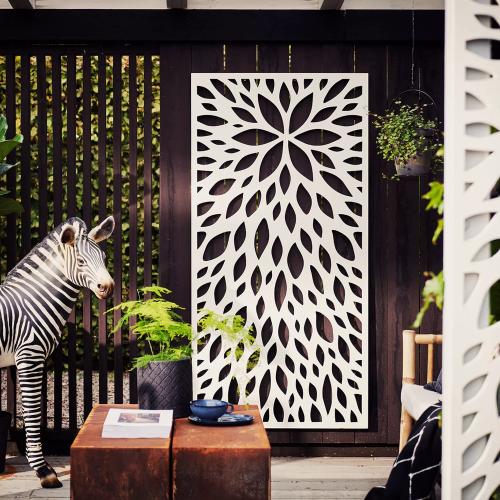 Design Screen Fleur 790x1590x18mm White Jabo 10153