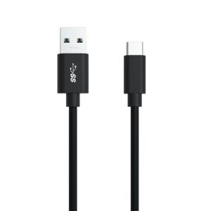 Charging Cable USB A+USB C, 1.2m, Ansmann