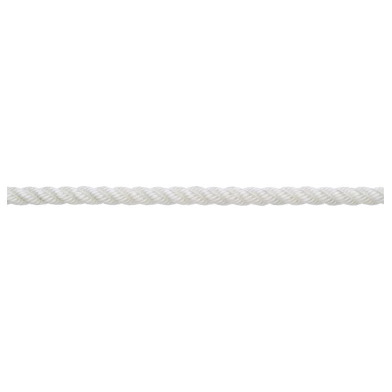 Polyestersilke 3-Slået, 16mmx70m, Hvid, Teufelberger