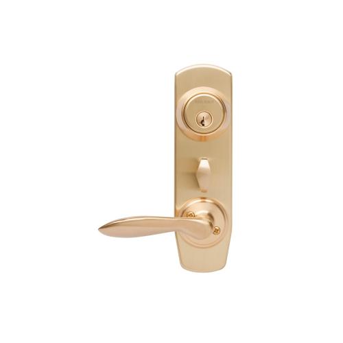 Behörssats Entré, D12, Matt Mässing Mirus, Assa Abloy