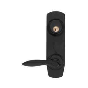 Accessory Set, Entry D12, Matt Black, Mirus, Assa Abloy