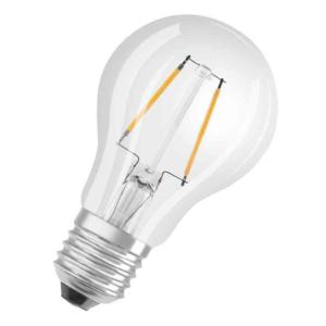 LED-Lampa, Normal, Klarglas, LED Retrofit Classic A, 1,5W, Osram