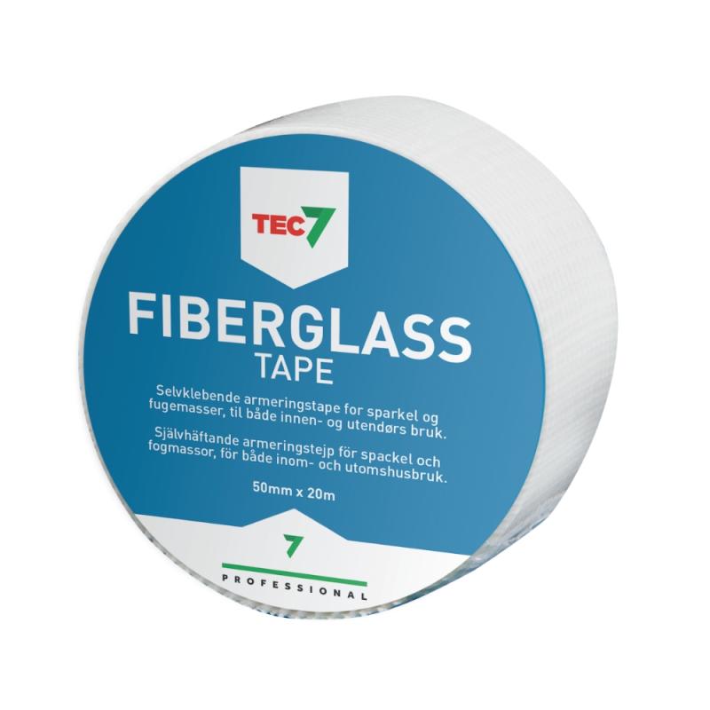Armering Glasfibertape 50mmx20m Tec7