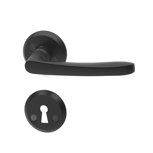 Dørhåndtag Chicago, Sort, Habo 19787