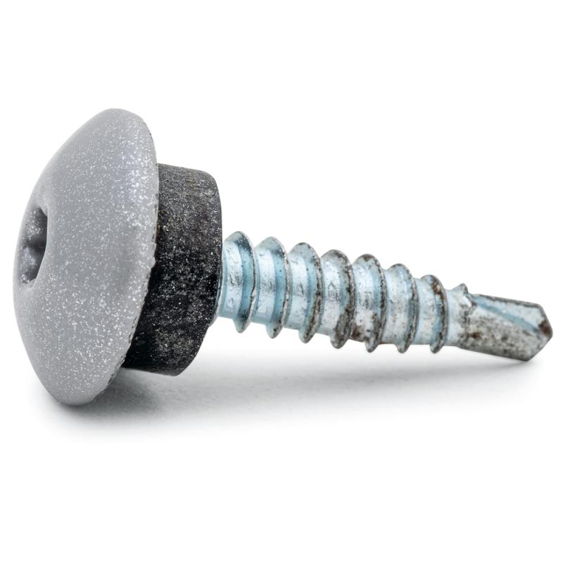 Farmer's Screw Overlap Lavt Hoved 4,8x20mm Sølv 100stk Fast 284976