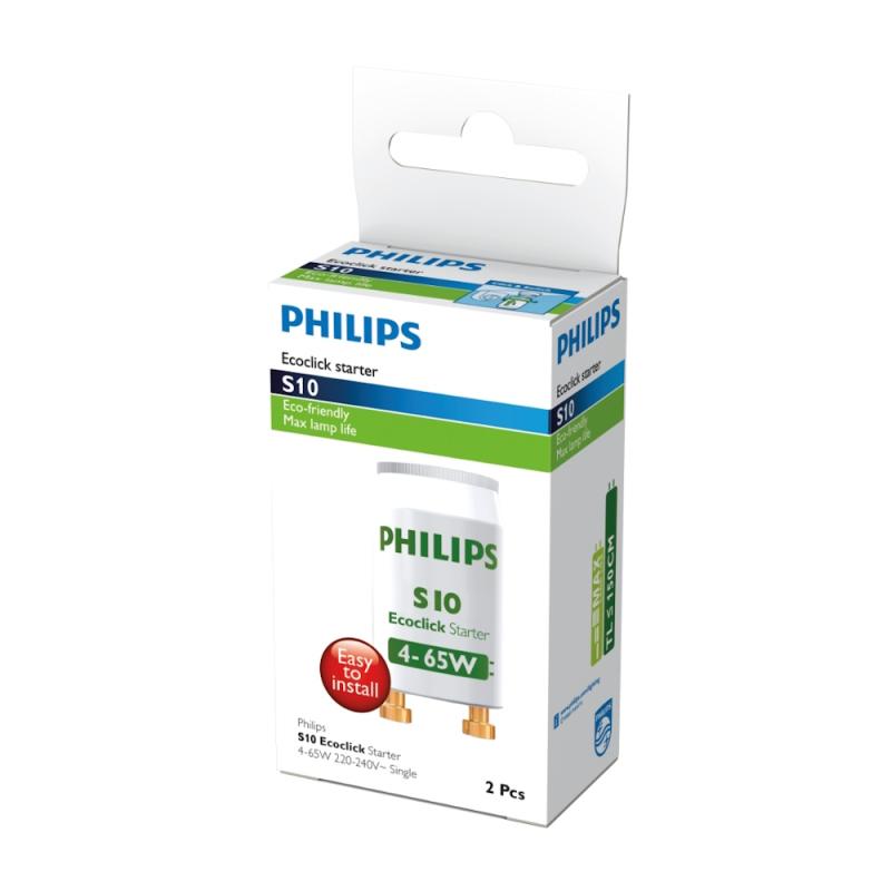 Lysstofrør S10, 4-65W, 2stk x 1pakke Philips