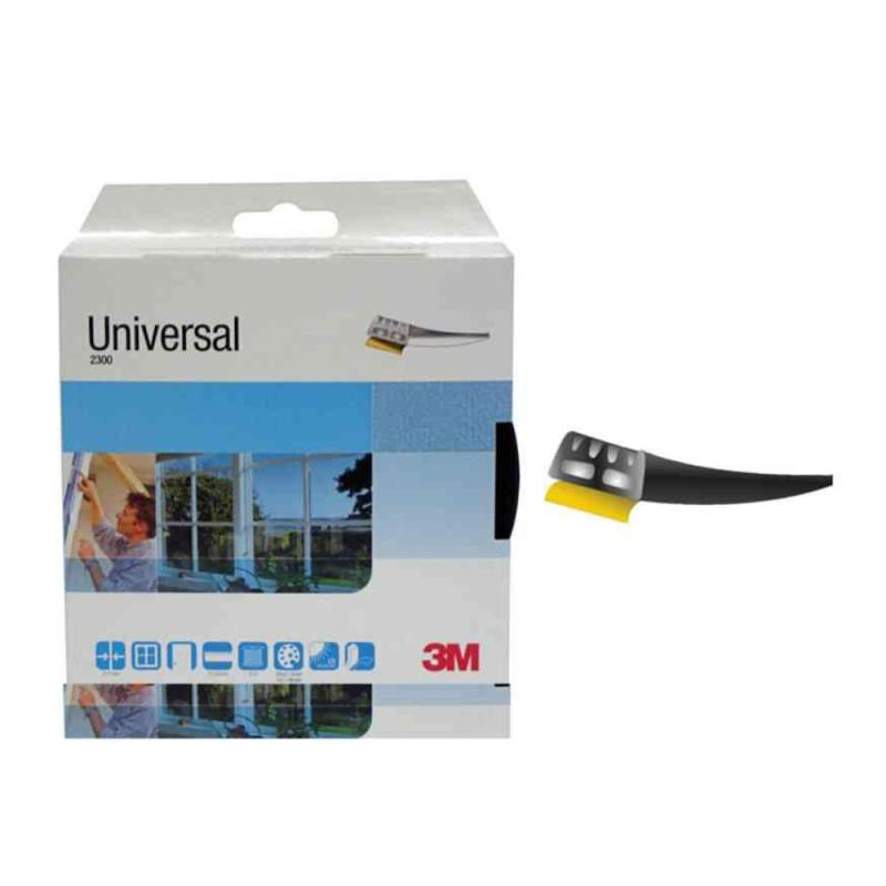 Tætningsliste 2300 Universal Selvklæbende EPDM Gummi 2m 15x8mm Sort 3M
