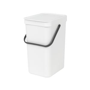 Waste Bin Sort & Go, 12L, White, Brabantia