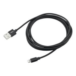 Laddkabel USB A Lightning 2m Svart Ansmann