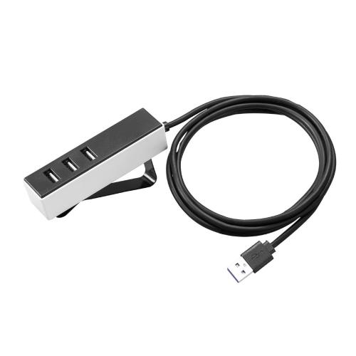 USB Hub With Magnet And Bracket 250V White/Grey Gelia