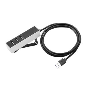 USB-Hubb Med Magnet Och Fäste 250V Vit/Grå Gelia