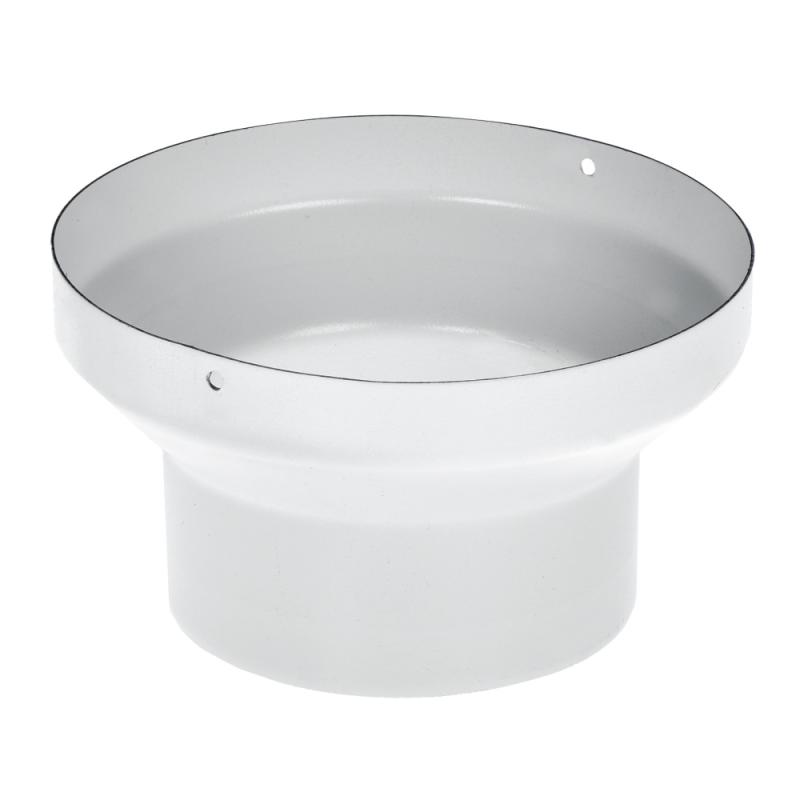 Overgang, 100mm, Hvid, Mr Flowout