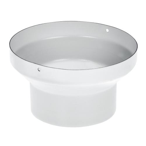 Overgang, 100mm, Hvid, Mr Flowout