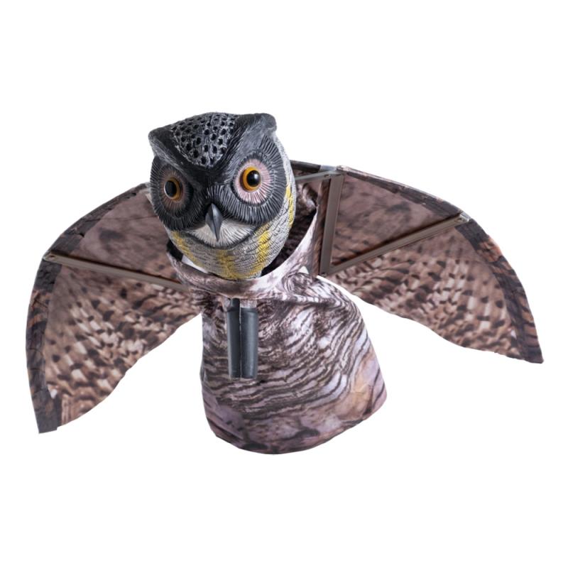 Fågelskrämma Flying Owl Uggla, 4st, Silverline