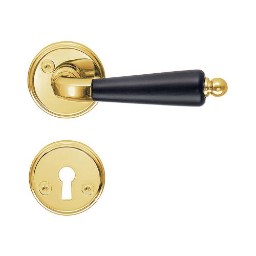 Innerdörrhandtag Polerad Mässing, Beslagsboden B279BPNS