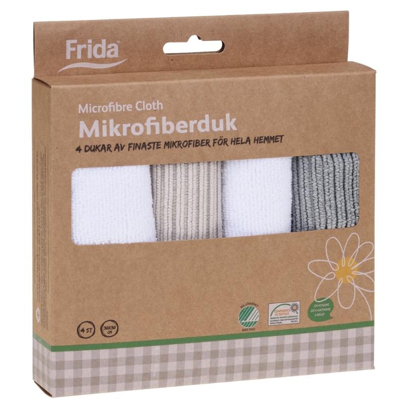 Mikrofiberklud Nature Line 4stkx6pakke Frida