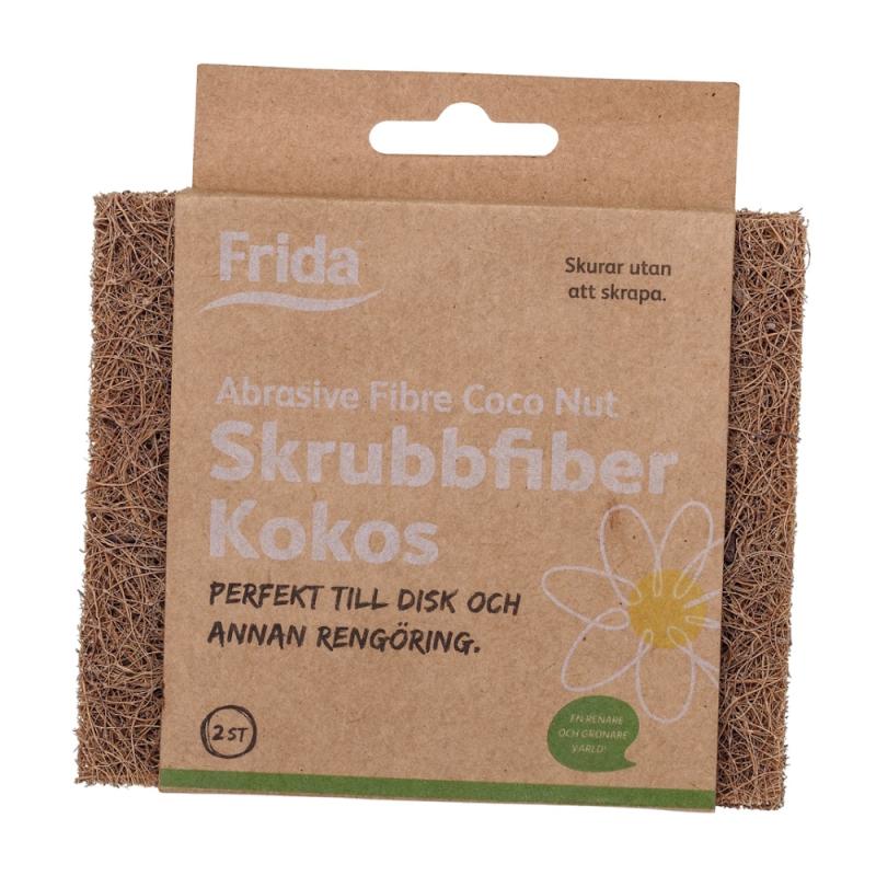 Skrubbefiber Kokos Nature Line 2stkx12pakke Frida