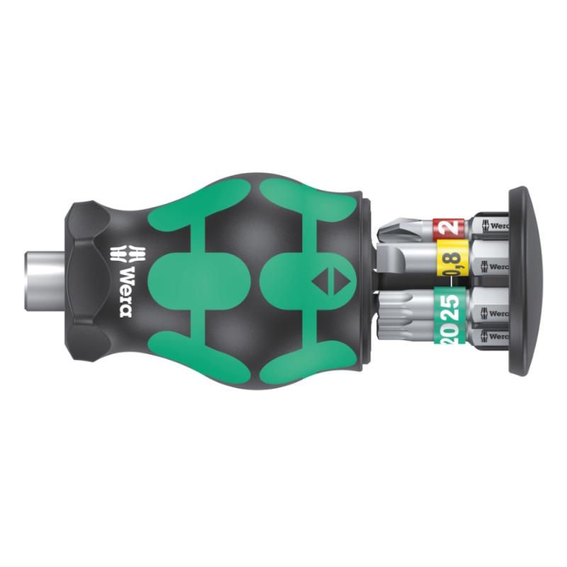 Bitshållare Stubby Kraftform, Magasin 6 Bits, Wera