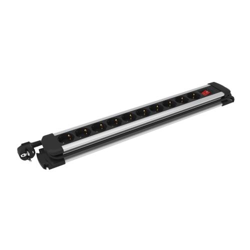 Grenuttag 10-Vägs Jordat Med Brytare 16A 3680W 230-250V IP20 Gelia