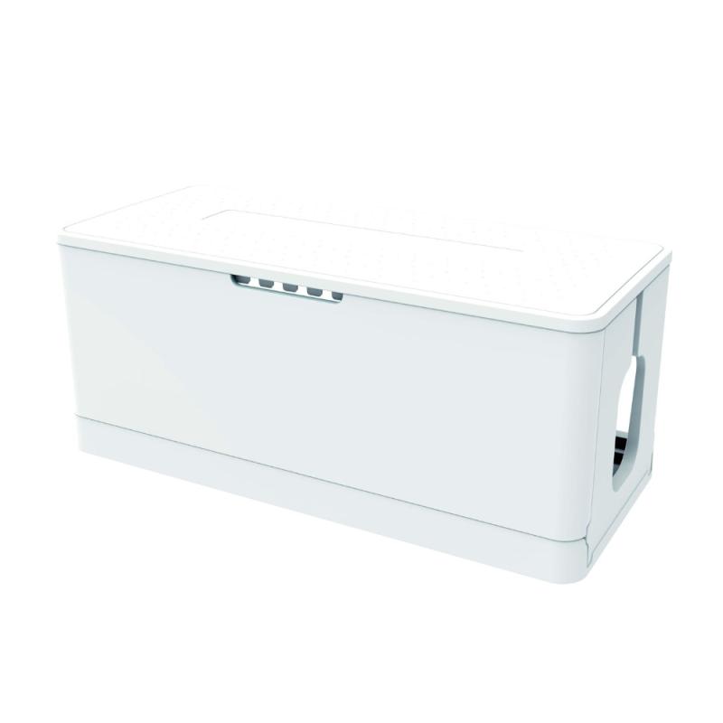 Kabelboks Til Kabel Og Power Strip 340x150x145mm Hvid Gelia