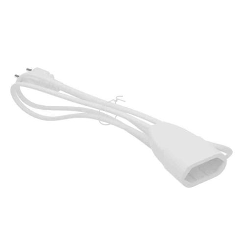 Skarvsladd 2,5A 250V 2m IP20 Vit Gelia