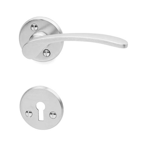 Indvendigt Dørgreb A9639 Børstet Krom, Habo 19793