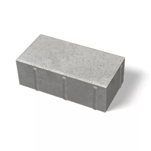 Siena Fasad Halvsten Grå 233x117x80mm Benders Helpall