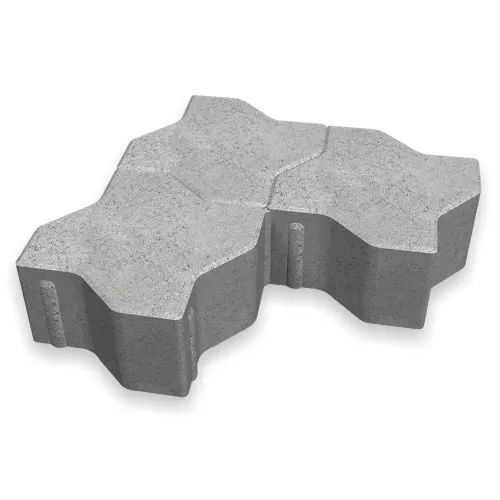 Marksten Loc Grå 232/116x116/232x80mm Benders