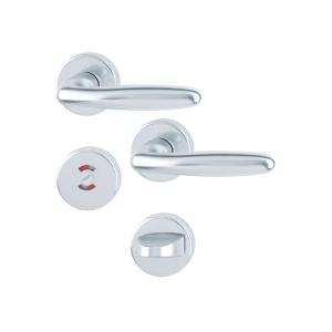 Trycke Verona Inner Door WC, 53mm, Aluminum Silver, Hoppe